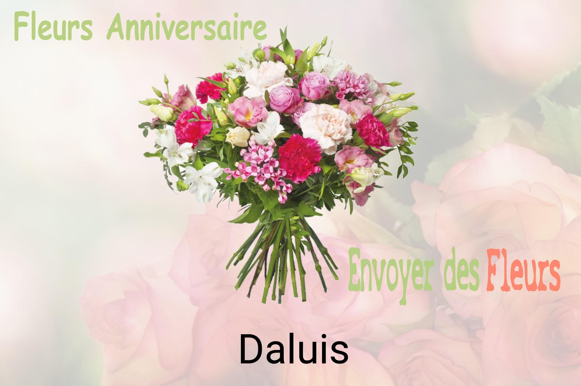 Bouquet de fleurs d’anniversaire livré à Daluis